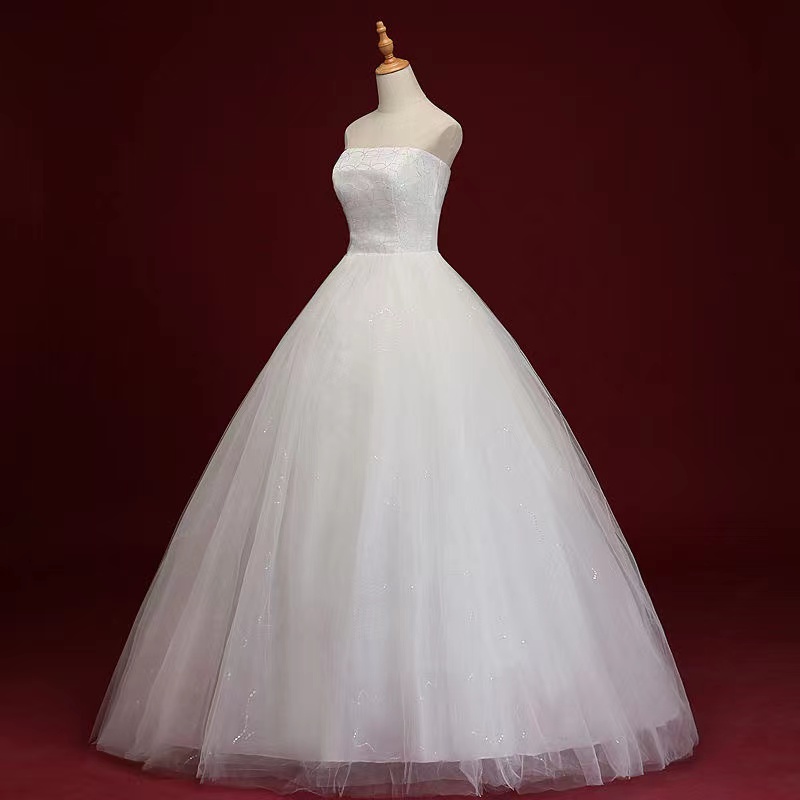 CHRIS&JE Wedding Dresses Bridal Dresses with Thin, Simple, and Dreamy Chest Dresses